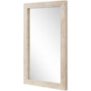  Meridian Pavia Natural Genuine Travertine Frame Mirror IMAGE 4