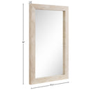  Meridian Pavia Natural Genuine Travertine Frame Mirror IMAGE 7