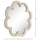  Meridian Vicenza Natural Genuine Travertine Frame Mirror IMAGE 7