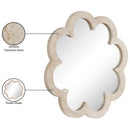  Meridian Vicenza Natural Genuine Travertine Frame Mirror IMAGE 8