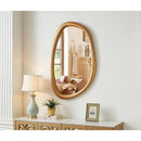 Meridian Holland Brass Polyresin Mirror IMAGE 2