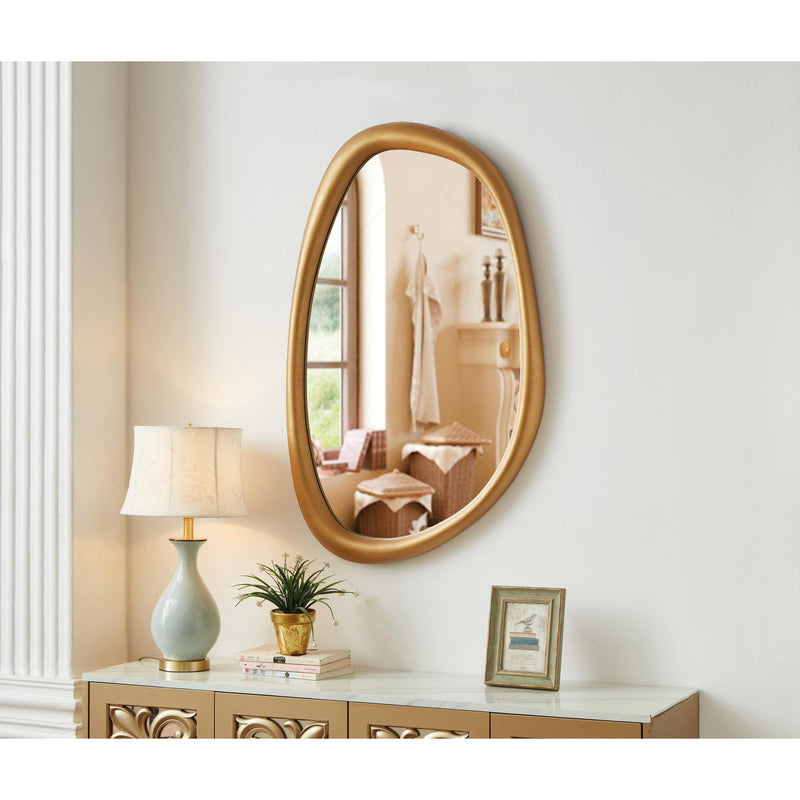 Meridian Holland Brass Polyresin Mirror IMAGE 2