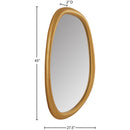 Meridian Holland Brass Polyresin Mirror IMAGE 6