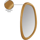 Meridian Holland Brass Polyresin Mirror IMAGE 7