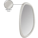 Meridian Holland White Polyresin Mirror IMAGE 7