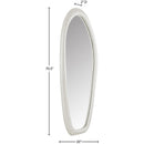 Meridian Holland White Polyresin Mirror IMAGE 6