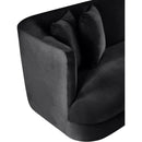 Meridian Alder Black Velvet Chair IMAGE 10