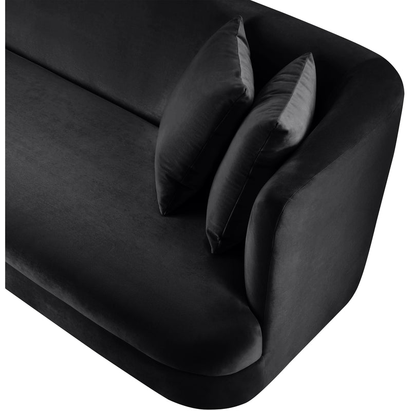 Meridian Alder Black Velvet Chair IMAGE 11
