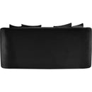 Meridian Alder Black Velvet Loveseat IMAGE 5
