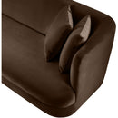 Meridian Alder Brown Velvet Chair IMAGE 11