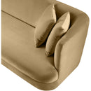 Meridian Alder Camel Velvet Chair IMAGE 11