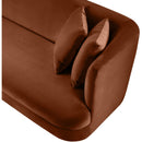 Meridian Alder Cognac Velvet Chair IMAGE 11
