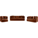 Meridian Alder Cognac Velvet Chair IMAGE 13
