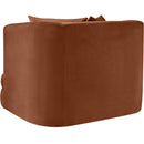 Meridian Alder Cognac Velvet Chair IMAGE 6