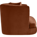 Meridian Alder Cognac Velvet Chair IMAGE 7