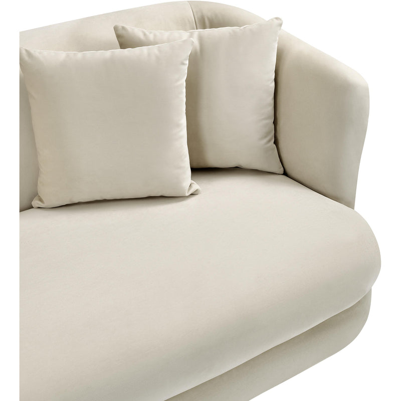 Meridian Alder Cream Velvet Chair IMAGE 9
