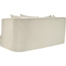 Meridian Alder Cream Velvet Loveseat IMAGE 6