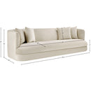Meridian Alder Cream Velvet Sofa IMAGE 15