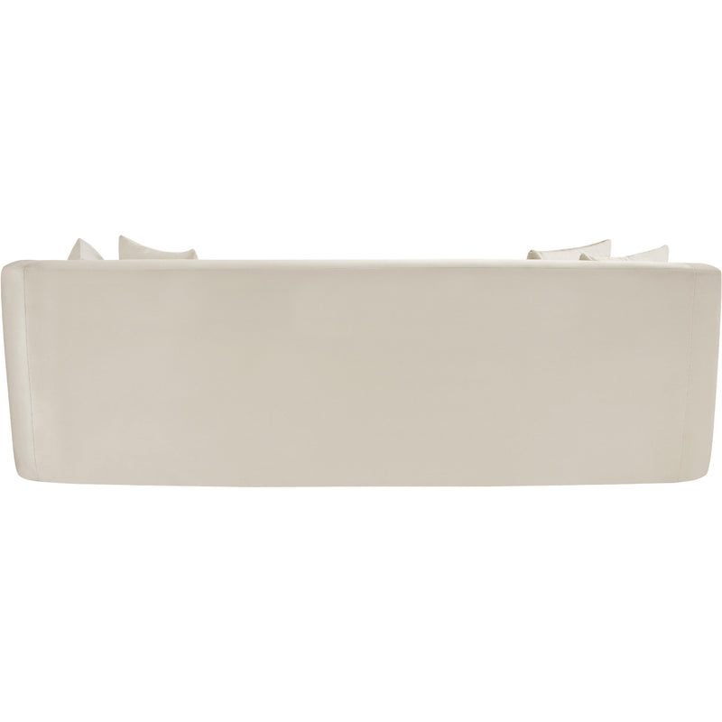 Meridian Alder Cream Velvet Sofa IMAGE 5