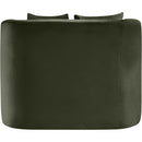Meridian Alder Green Velvet Chair IMAGE 5