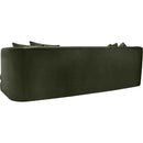 Meridian Alder Green Velvet Sofa IMAGE 6
