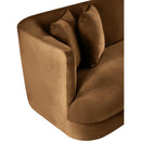 Meridian Alder Saddle Velvet Chair IMAGE 10