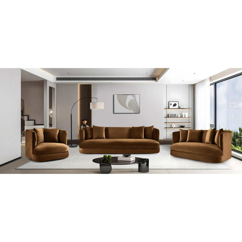 Meridian Alder Saddle Velvet Chair IMAGE 17