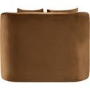 Meridian Alder Saddle Velvet Chair IMAGE 5