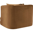 Meridian Alder Saddle Velvet Chair IMAGE 6