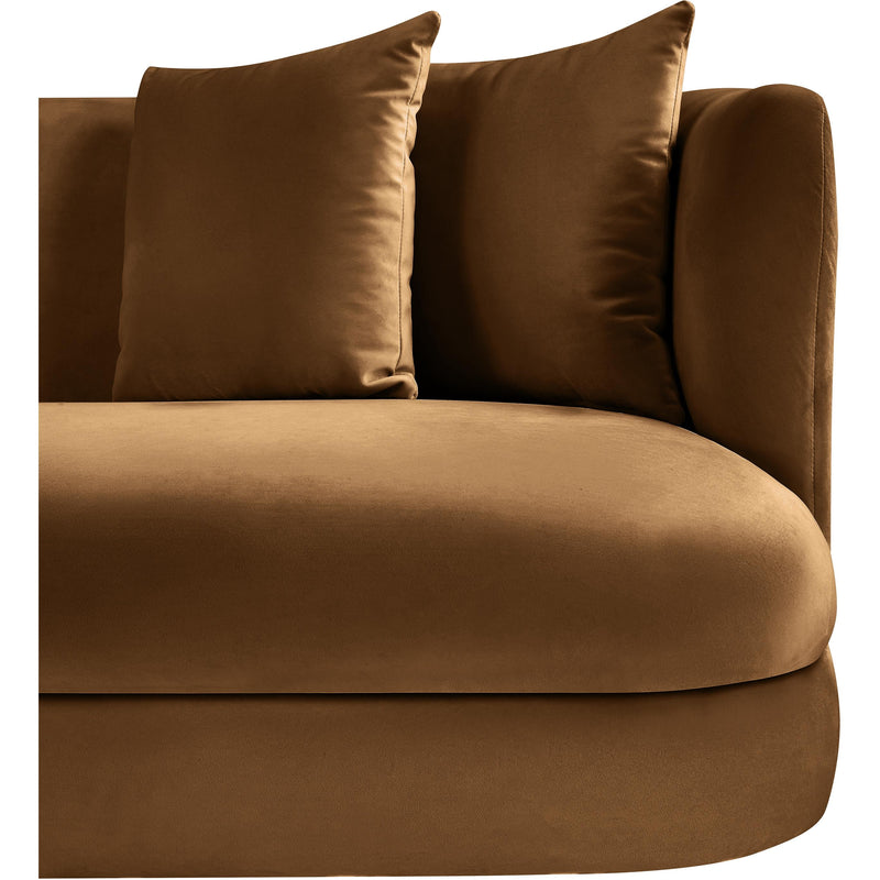 Meridian Alder Saddle Velvet Chair IMAGE 8