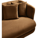 Meridian Alder Saddle Velvet Chair IMAGE 9