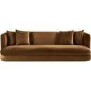 Meridian Alder Saddle Velvet Sofa IMAGE 3