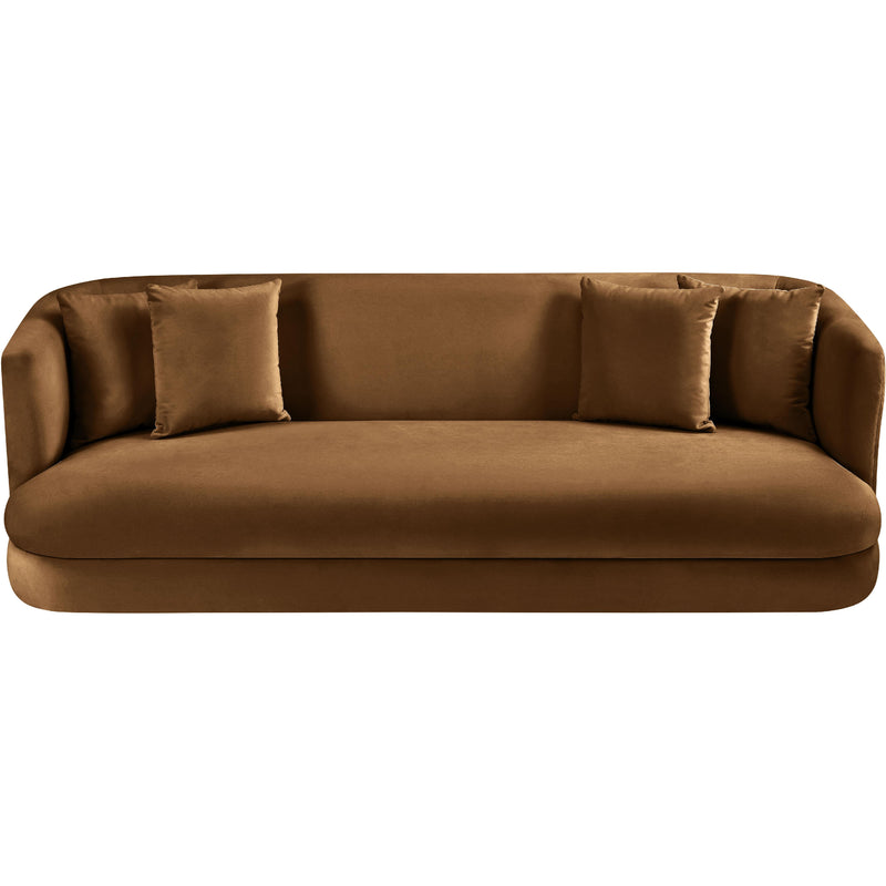 Meridian Alder Saddle Velvet Sofa IMAGE 4
