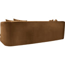 Meridian Alder Saddle Velvet Sofa IMAGE 6