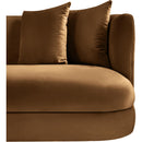 Meridian Alder Saddle Velvet Sofa IMAGE 8