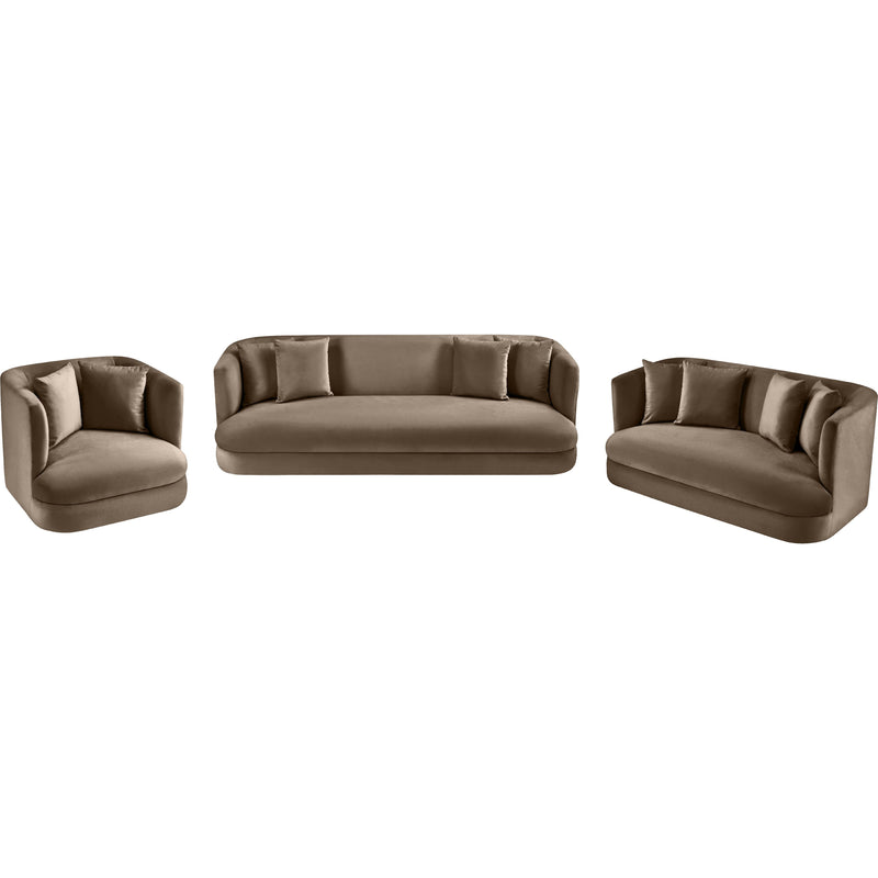 Meridian Alder Taupe Velvet Chair IMAGE 12