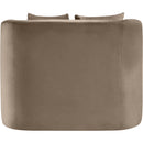 Meridian Alder Taupe Velvet Chair IMAGE 5