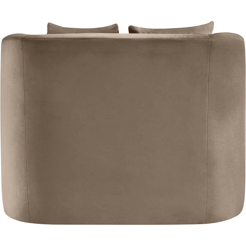 Meridian Alder Taupe Velvet Chair IMAGE 5