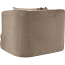 Meridian Alder Taupe Velvet Chair IMAGE 6