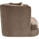 Meridian Alder Taupe Velvet Chair IMAGE 7