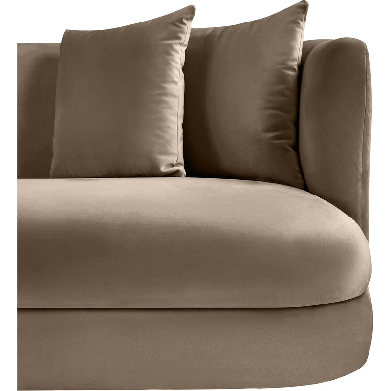 Meridian Alder Taupe Velvet Chair IMAGE 8