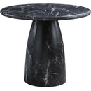 Meridian Cosenza Black 36" Marble Finish Concrete Dining Table IMAGE 5