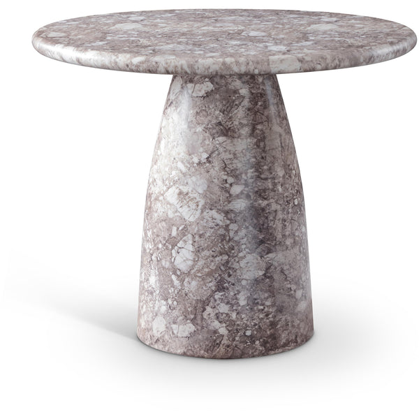 Meridian Cosenza Brown 36" Marble Finish Concrete Dining Table IMAGE 1