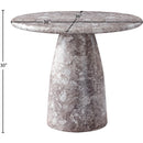 Meridian Cosenza Brown 36" Marble Finish Concrete Dining Table IMAGE 7