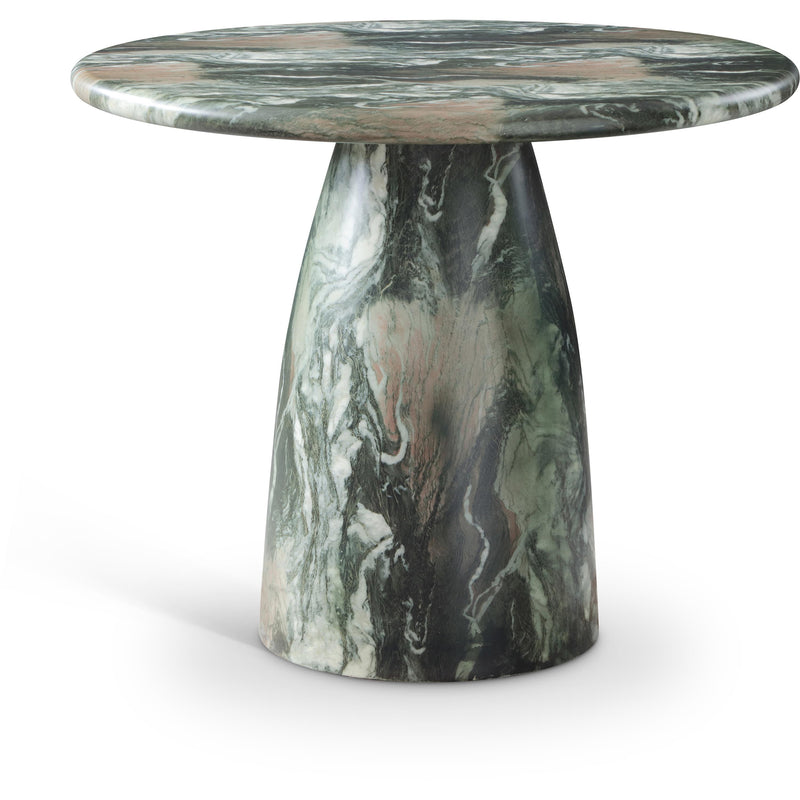Meridian Cosenza Green 36" Marble Finish Concrete Dining Table IMAGE 1