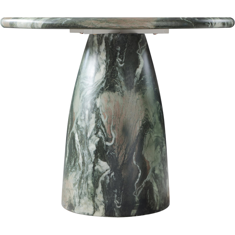 Meridian Cosenza Green 36" Marble Finish Concrete Dining Table IMAGE 4