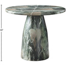 Meridian Cosenza Green 36" Marble Finish Concrete Dining Table IMAGE 7