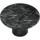 Meridian Cosenza Black 48.5" Marble Finish Concrete Dining Table IMAGE 5