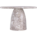 Meridian Cosenza Brown 48.5" Marble Finish Concrete Dining Table IMAGE 4