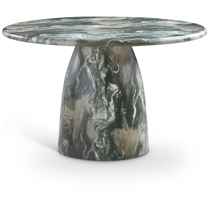 Meridian Cosenza Green 48.5" Marble Finish Concrete Dining Table IMAGE 1